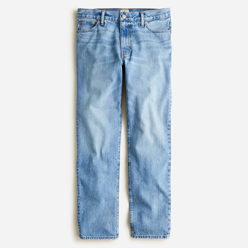 J Crew 770 Straight-fit jean in five-year wash